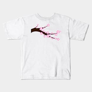 Pretty Sakura Tree Kids T-Shirt